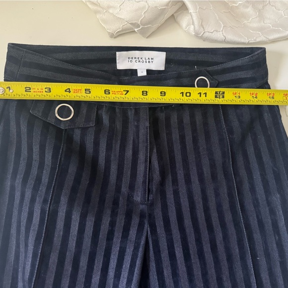 Derek Lam 10 Crosby  Striped Crop Flare Trousers Womens Size 2 - Picture 11 of 16